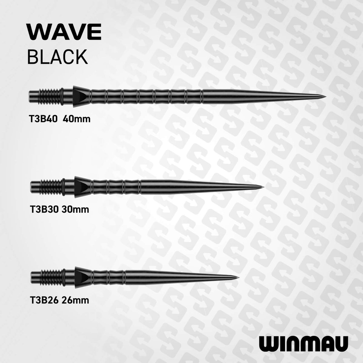Winmau - Switch Wave Dart Points - 26mm 30mm 40mm