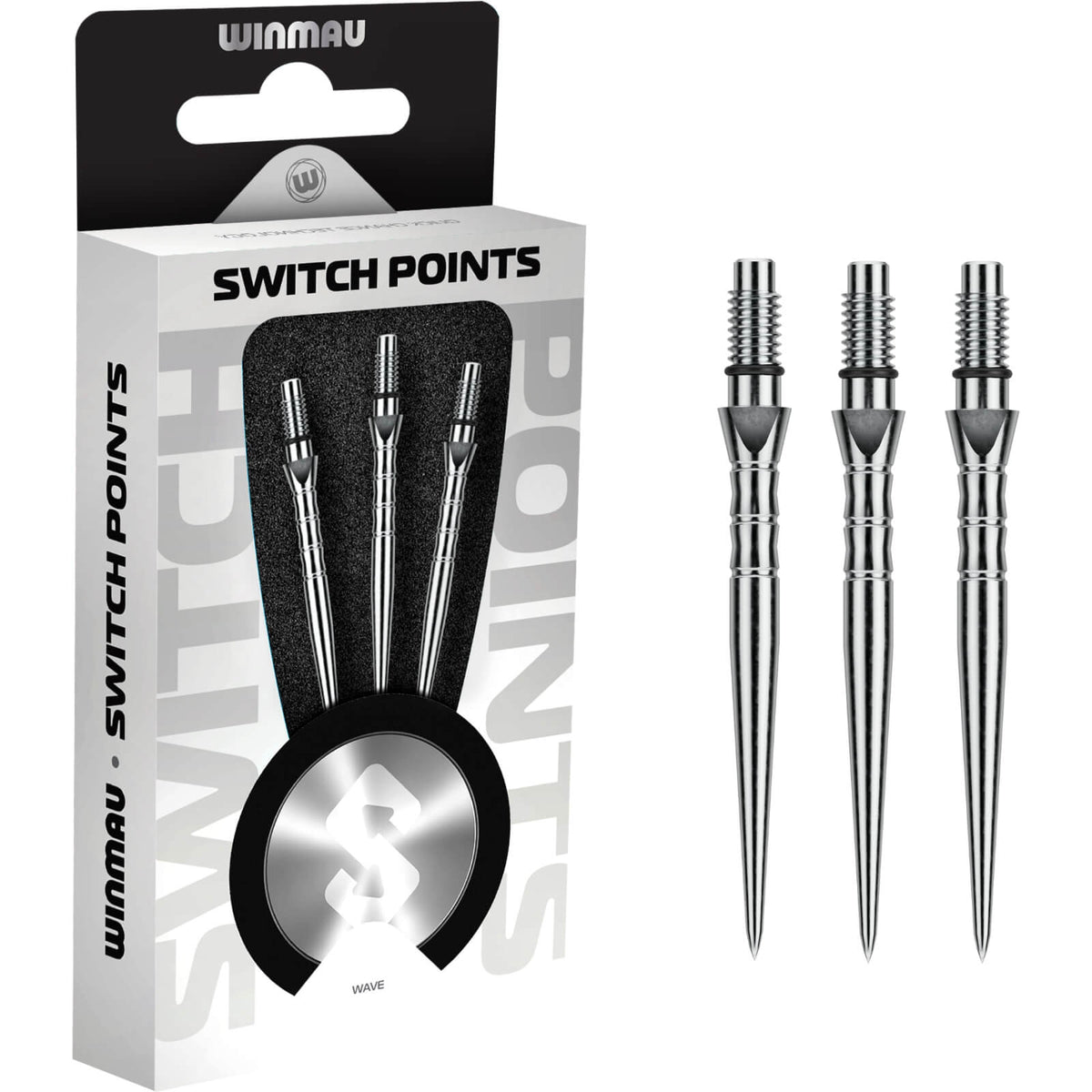 Winmau - Switch Wave Dart Points - 26mm 30mm 40mm