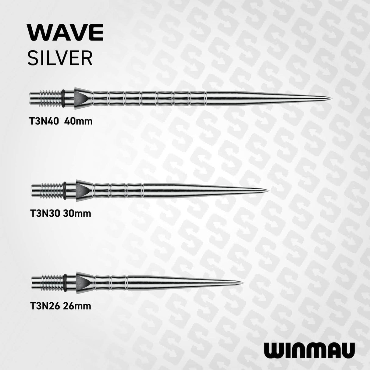 Winmau - Switch Wave Dart Points - 26mm 30mm 40mm -