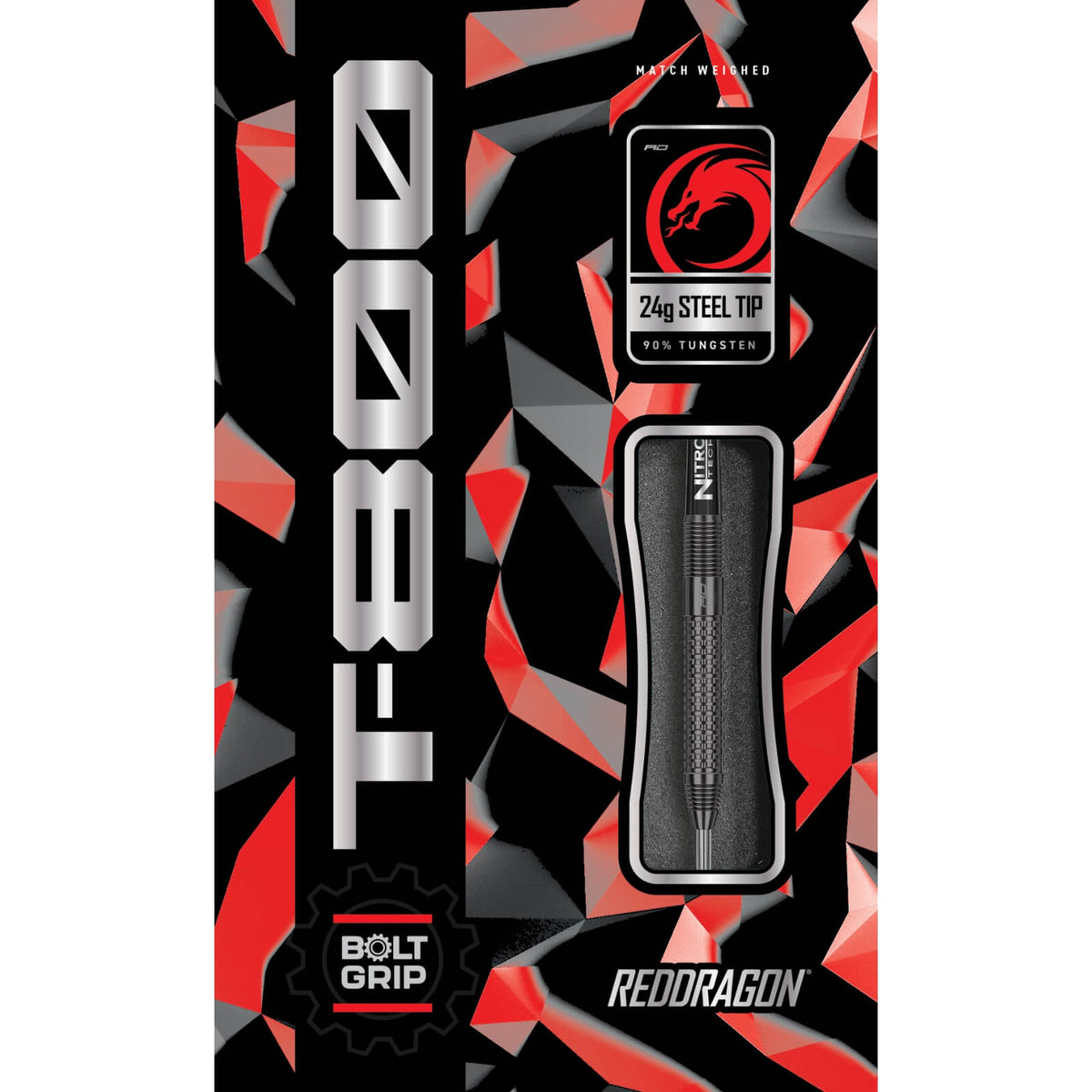 Darts - Red Dragon - T-800 Darts - Steel Tip - 90% Tungsten - 22g 24g 26g