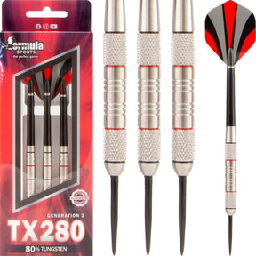 Formula Sports - TX280 Gen 2 Darts - 80% Tungsten - 27g -