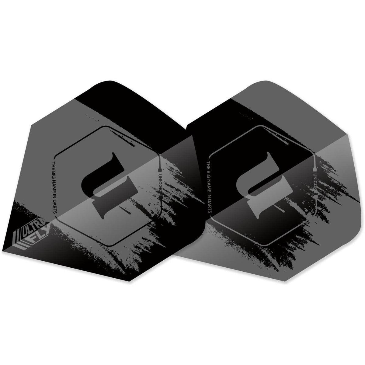 Dart Flights - Unicorn - Team Unicorn - Big Wing Dart Flights Grey