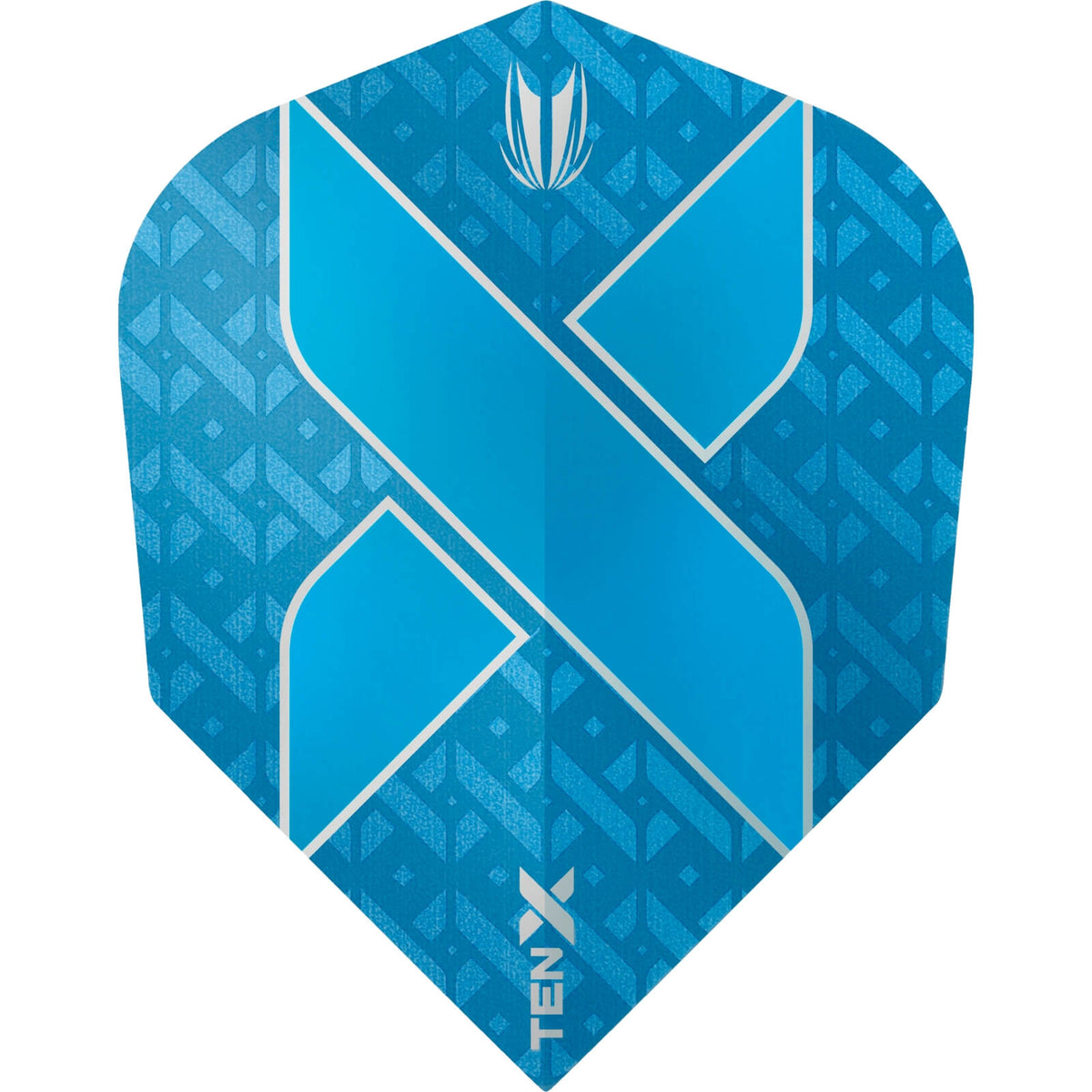Dart Flights - Target - Ten-X - Small Standard Dart Flights Blue