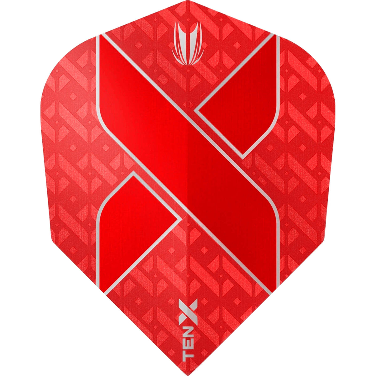 Dart Flights - Target - Ten-X - Small Standard Dart Flights Red