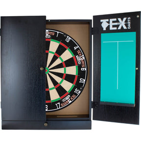 Tex - Titan Dartboard & Cabinet Bundle -