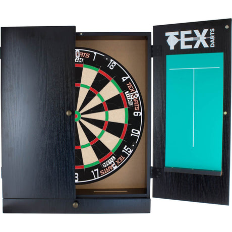 Tex - Titan Dartboard & Cabinet Bundle -