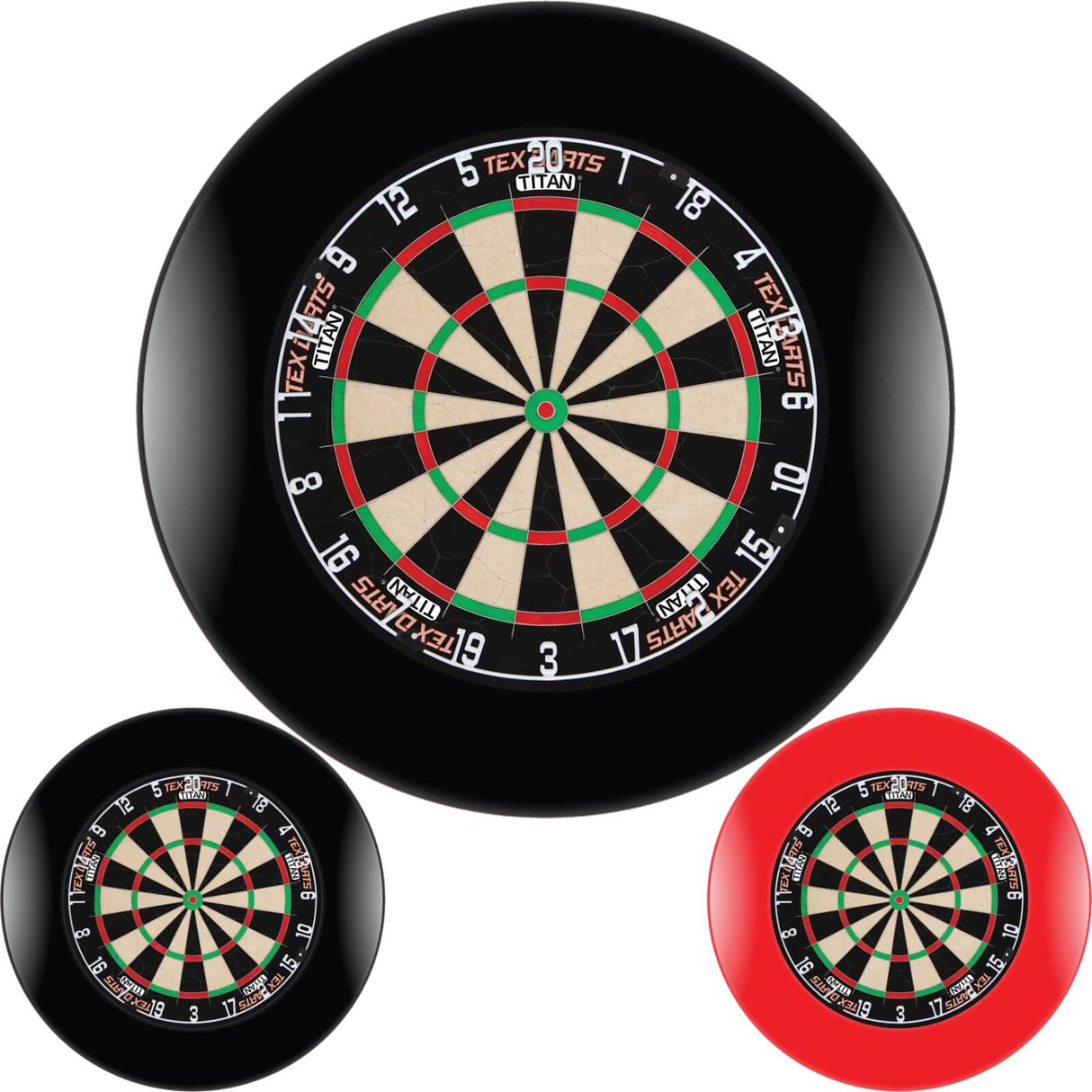 Tex - Titan Dartboard & Surround Bundle -