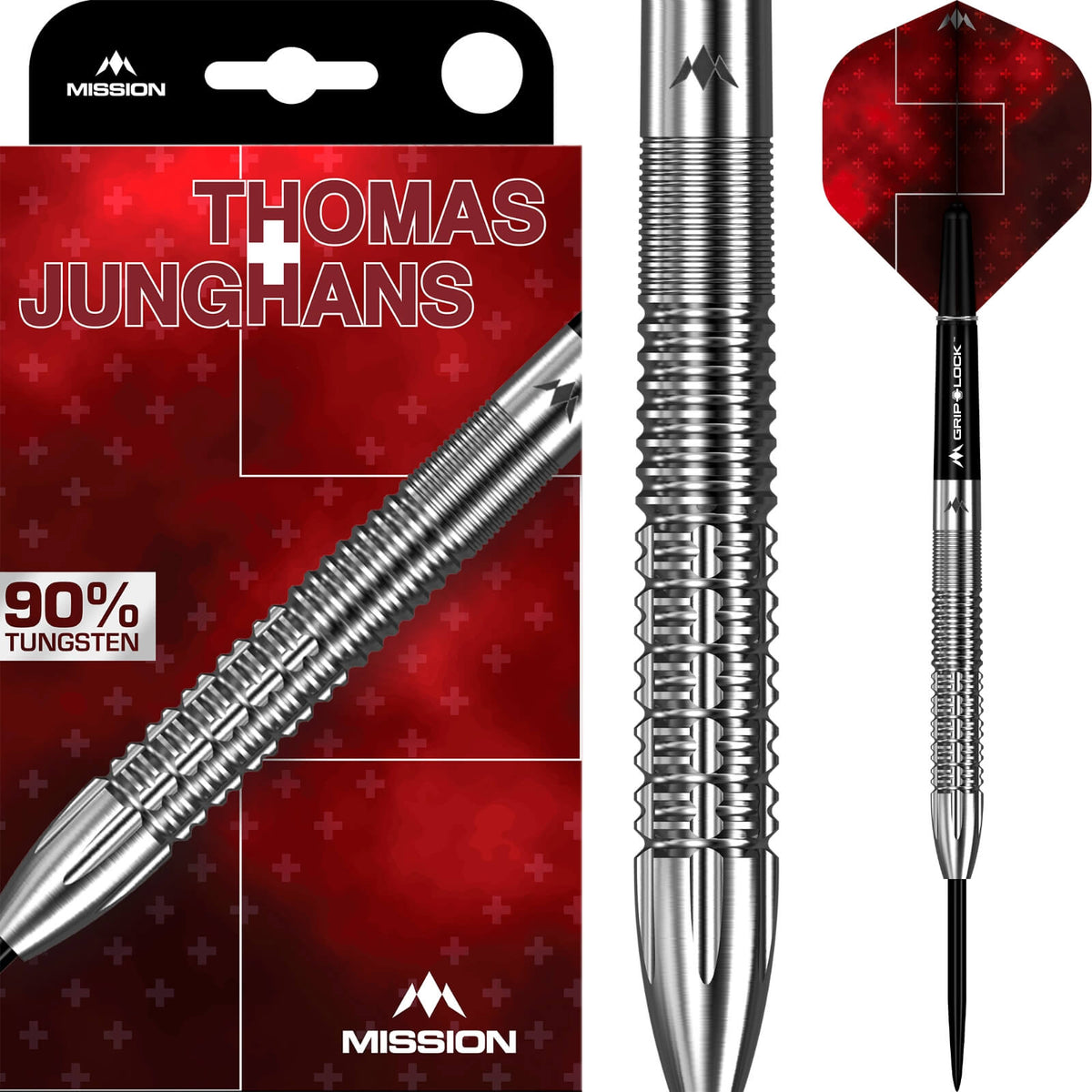 Mission - Thomas Junghans Darts - Steel Tip - 90% Tungsten - 21g 23g 25g