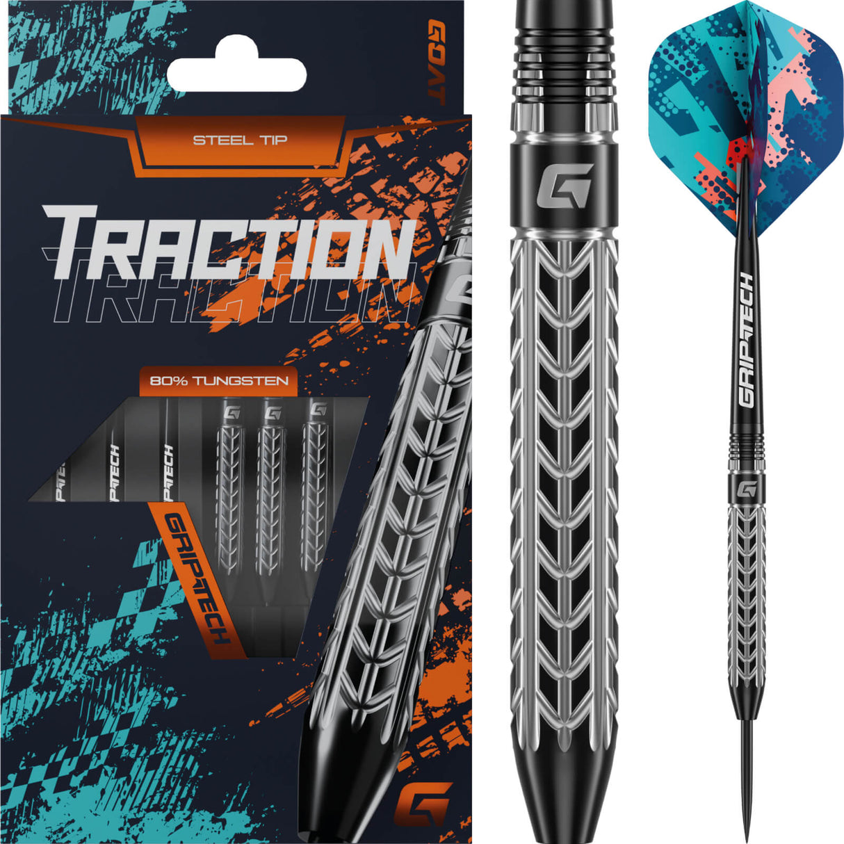 GOAT - Traction Darts - 80% Tungsten - 22g 24g -