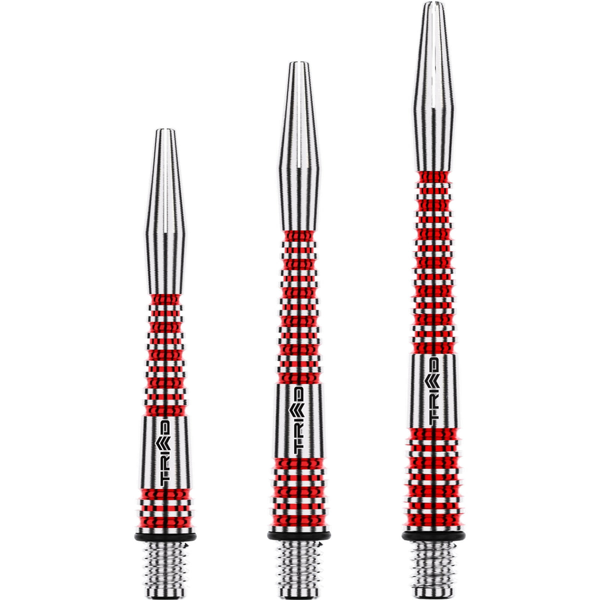 Dart Shafts - Winmau - Triad RX - Aluminium Dart Shafts Short (35mm) / Red