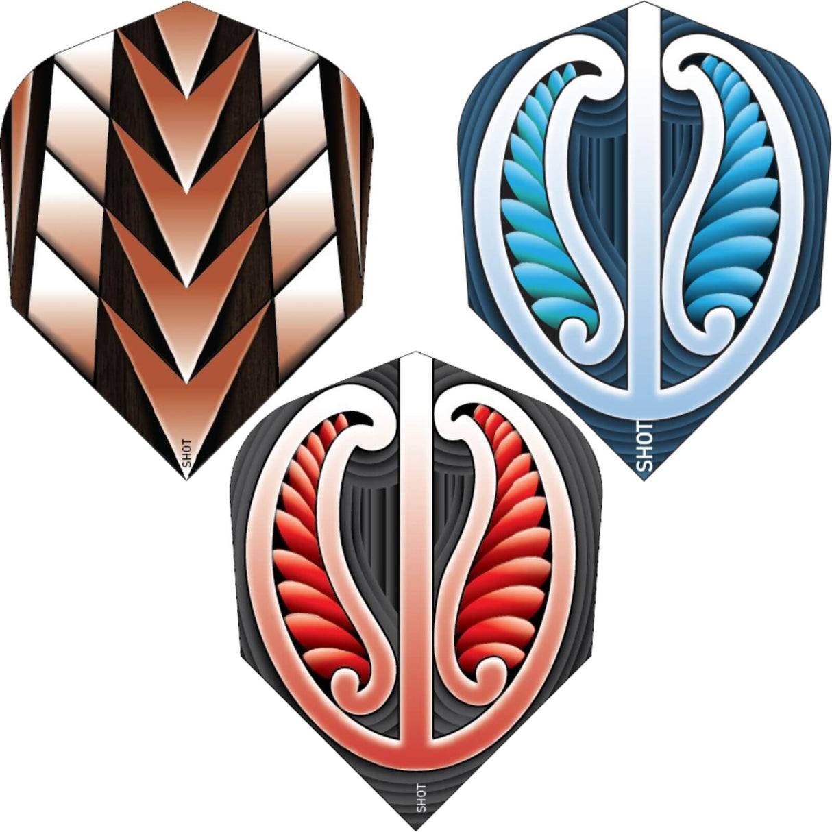 Shot - Tribal - Standard Dart Flights -