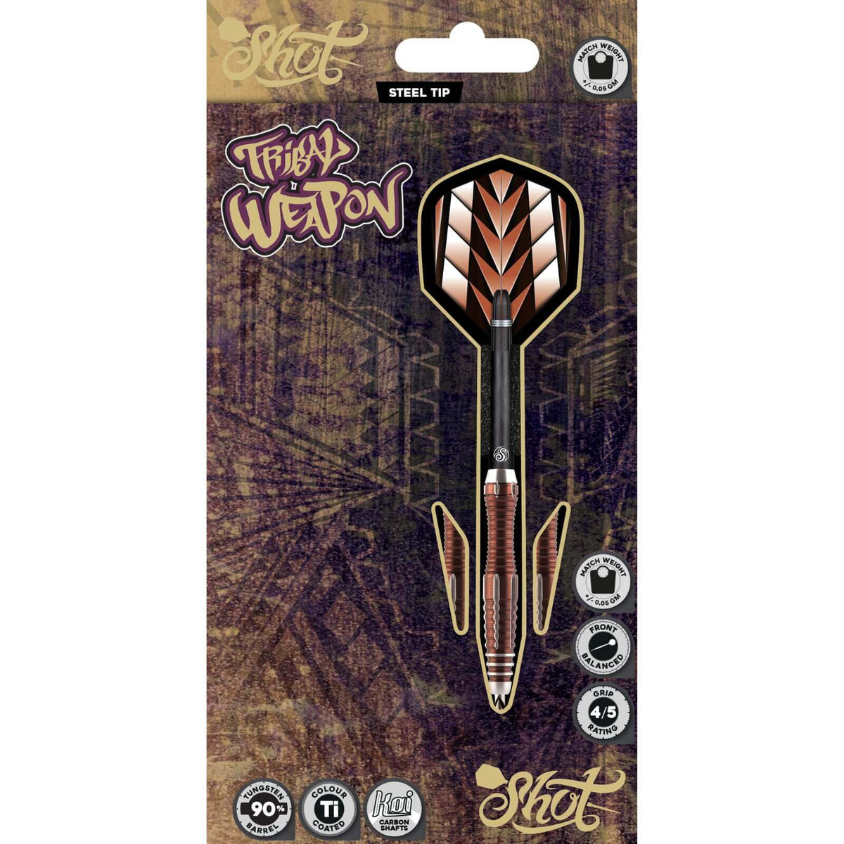 Shot - Tribal Weapon Series 1 Darts - 90% Tungsten - 23g 25g