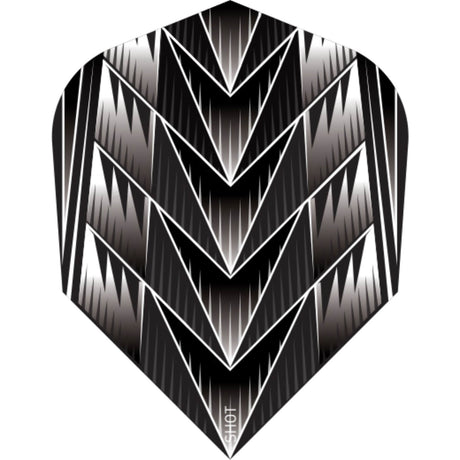 Shot - Tribal Weapon Black - Standard Dart Flight - Black