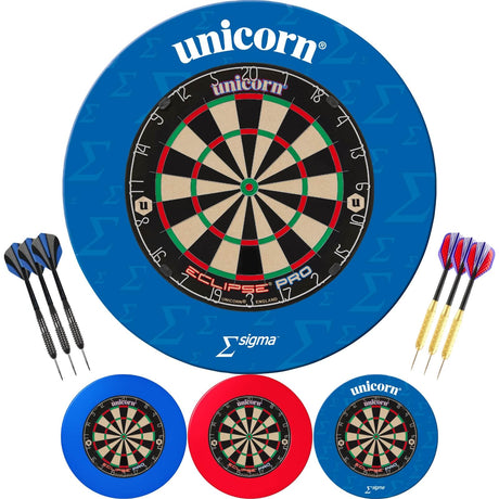 Unicorn - Eclipse Pro Dartboard & Surround Ready to Play Bundle -