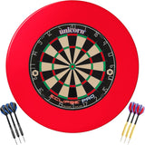 Unicorn - Eclipse Pro Dartboard & Surround Ready to Play Bundle - Red