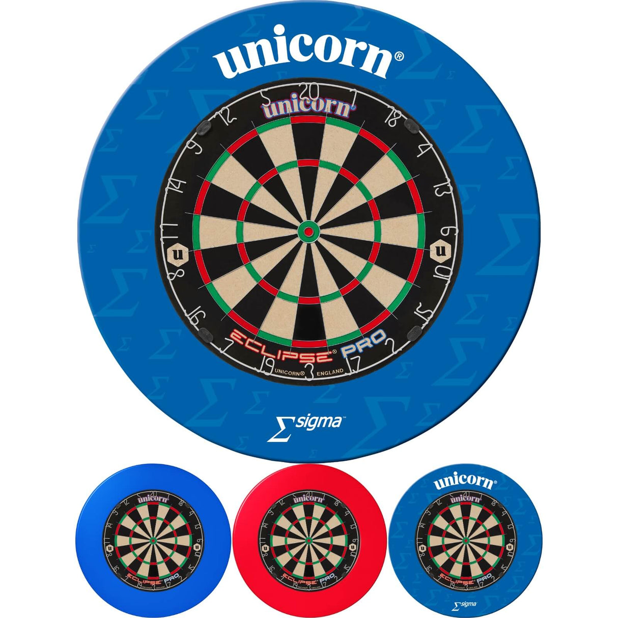 Unicorn - Eclipse Pro Dartboard & Surround Bundle -