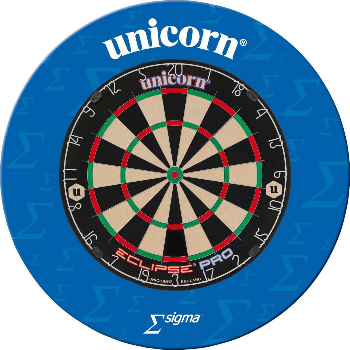 Unicorn - Eclipse Pro Dartboard & Surround Bundle - Sigma