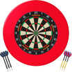 Unicorn - Eclipse Ultra 2.0 Dartboard & Surround Ready to Play Bundle - Red