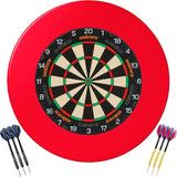 Unicorn - Eclipse Ultra 2.0 Dartboard & Surround Ready to Play Bundle - Red