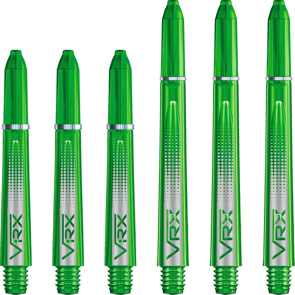 Red Dragon - VRX Polycarbonate Dart Shafts - Short (35mm) / Green