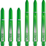 Red Dragon - VRX Polycarbonate Dart Shafts - Short (35mm) / Green
