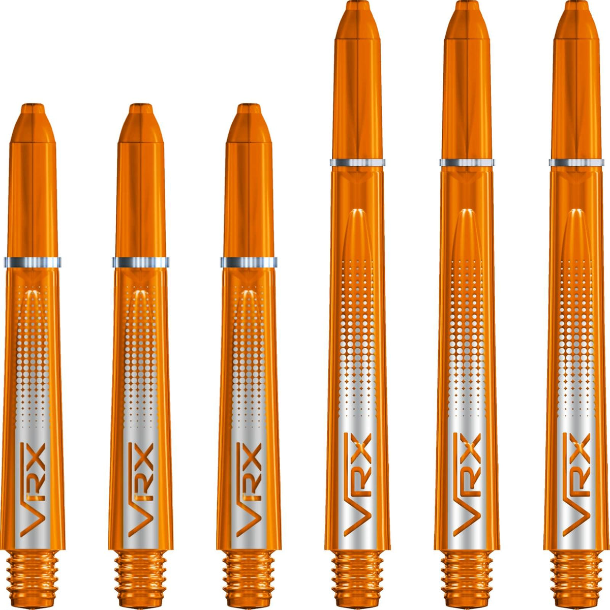 Dart Shafts - Red Dragon - VRX Polycarbonate Dart Shafts Short (35mm) / Orange