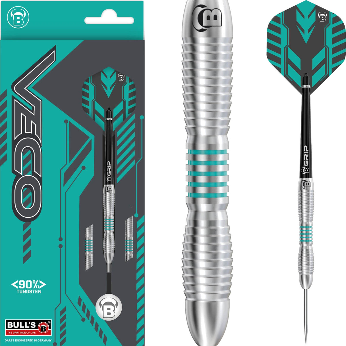 BULL'S - Veco V1 Darts - 90% Tungsten - 21g 23g 25g -