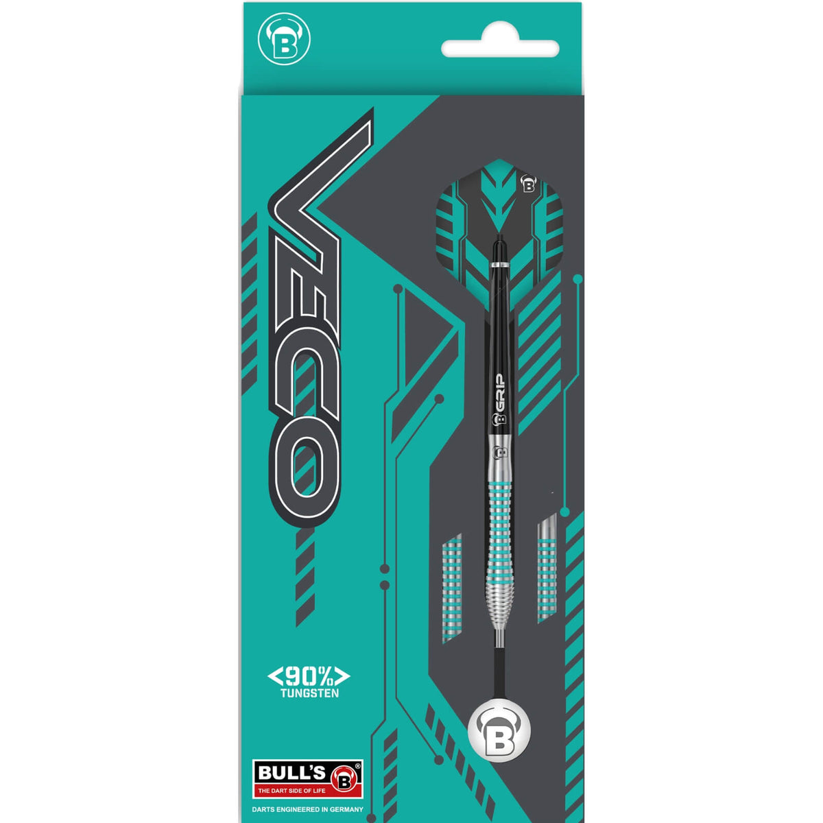 BULL'S - Veco V2 Darts - 90% Tungsten - 21g 23g 25g -