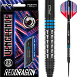 Red Dragon - Vengeance Blue Darts - 90% Tungsten - 22g 24g -