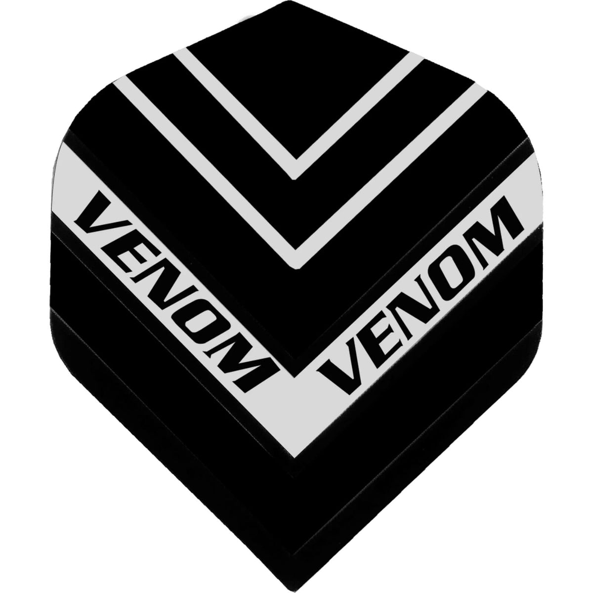 Dart Flights - Ruthless - Venom HD150 - Big Wing Dart Flights Black