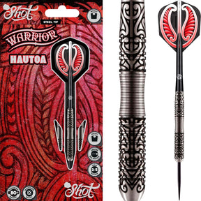 Shot - Warrior Hautoa Darts - 80% Tungsten - 22g 24g 26g -