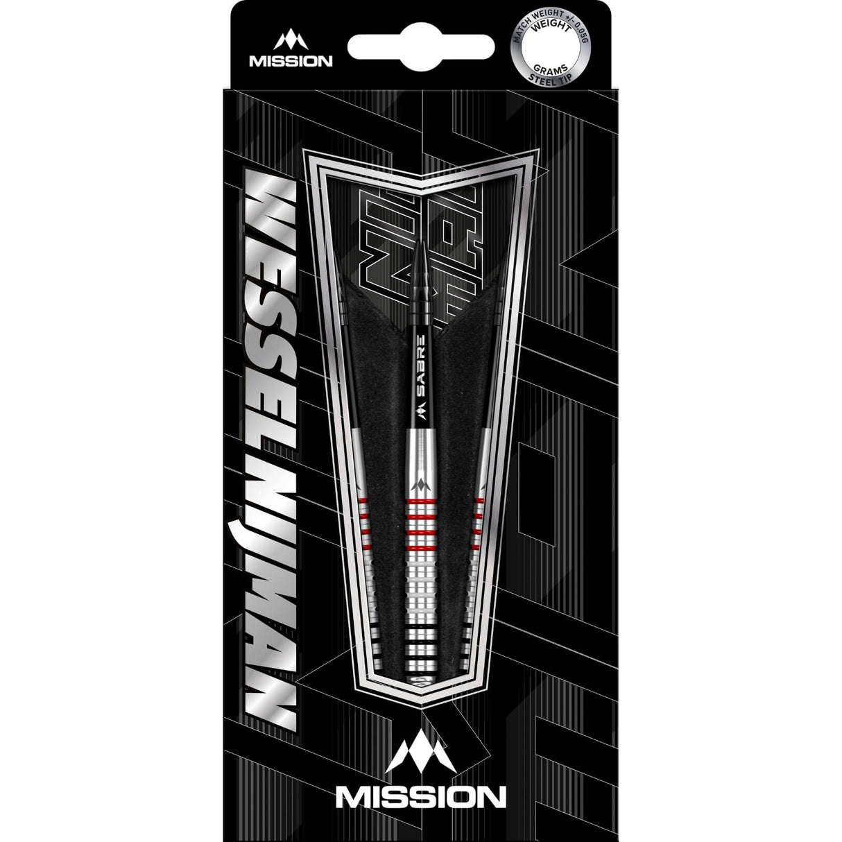 Mission - Wessel Nijman Darts - 95% Tungsten - 23g 25g -