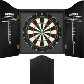 Winmau - Blade 360 Triple Core Dartboard & Cabinet Bundle - Black