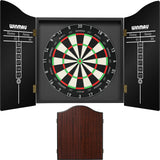 Winmau - Blade 360 Triple Core Dartboard & Cabinet Bundle - Rosewood