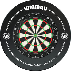Winmau - Blade 360 Triple Core Dartboard & Surround Bundle - Black