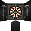 Winmau - Blade 6 Dual Core Dartboard & Cabinet Bundle - Black