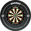 Winmau - Blade 6 Triple Core Dartboard & Surround Bundle - Black