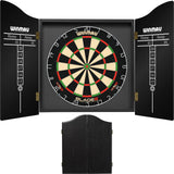 Winmau - Blade 6 Dartboard & Cabinet Bundle - Black
