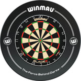 Winmau - Blade 6 Dartboard & Surround Bundle - Black