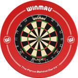 Winmau - Blade 6 Dartboard & Surround Bundle - Red