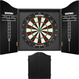 Winmau - Blade X Dartboard & Cabinet Bundle - Black