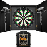 Winmau - Blade 360 Triple Core Dartboard & Cabinet Bundle - Craft Beer