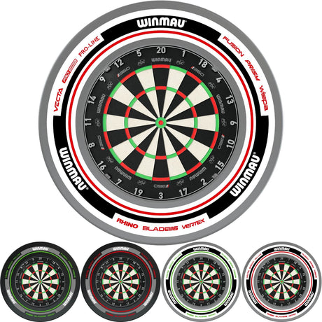 Winmau - Blade 360 Triple Core Dartboard & Advance Surround Bundle -