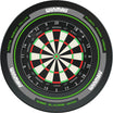 Winmau - Blade 360 Triple Core Dartboard & Advance Surround Bundle - Black & Green