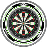 Winmau - Blade 360 Triple Core Dartboard & Advance Surround Bundle - White & Green