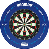 Winmau - Blade 360 Triple Core Dartboard & Blue PDC Surround Bundle -
