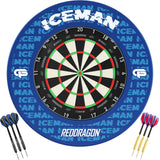Winmau - Blade 360 Triple Core Dartboard & Player Edition Surround Ready to Play Bundle - Gerwyn Price