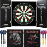 Winmau - Blade 360 Triple Core Dartboard & Iron Maiden Cabinet Ready to Play Bundle -