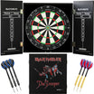 Winmau - Blade 360 Triple Core Dartboard & Iron Maiden Cabinet Ready to Play Bundle - The Trooper