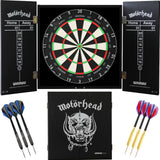 Winmau - Blade 360 Triple Core Dartboard & Motörhead Cabinet Ready to Play Bundle - War Pig